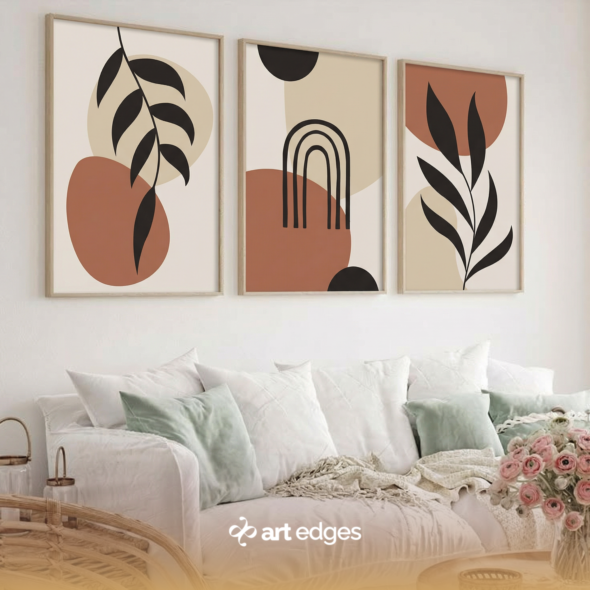 Terracotta & Earth Tones — Premium Framed Wall Art by Art Edges