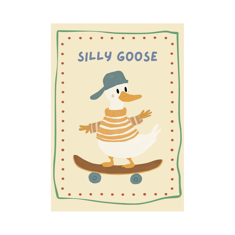 Silly Goose Skateboarder