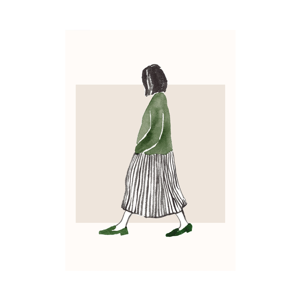 The Green Sweater Girl