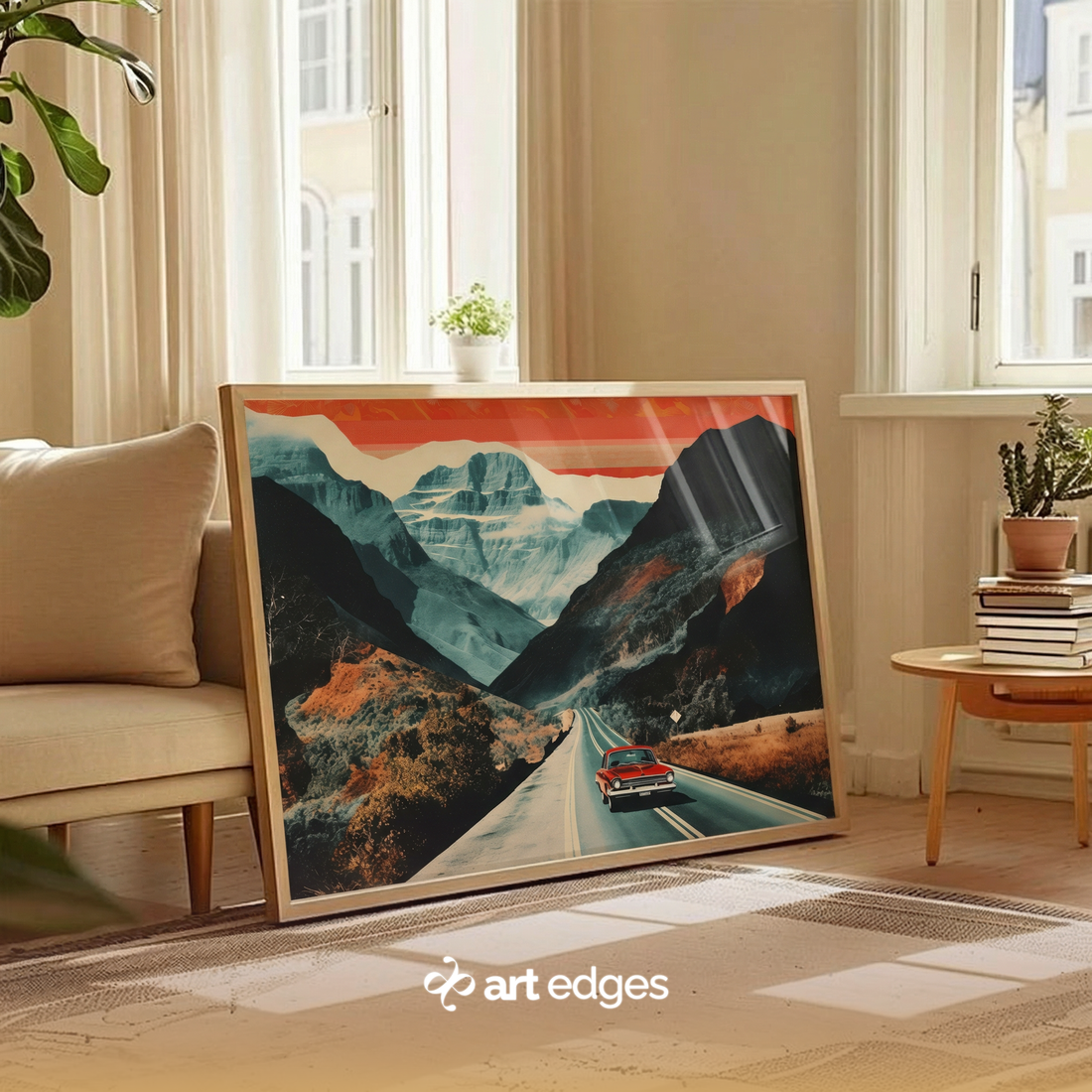The Open Road — Premium Framed Wall Art by Art Edges