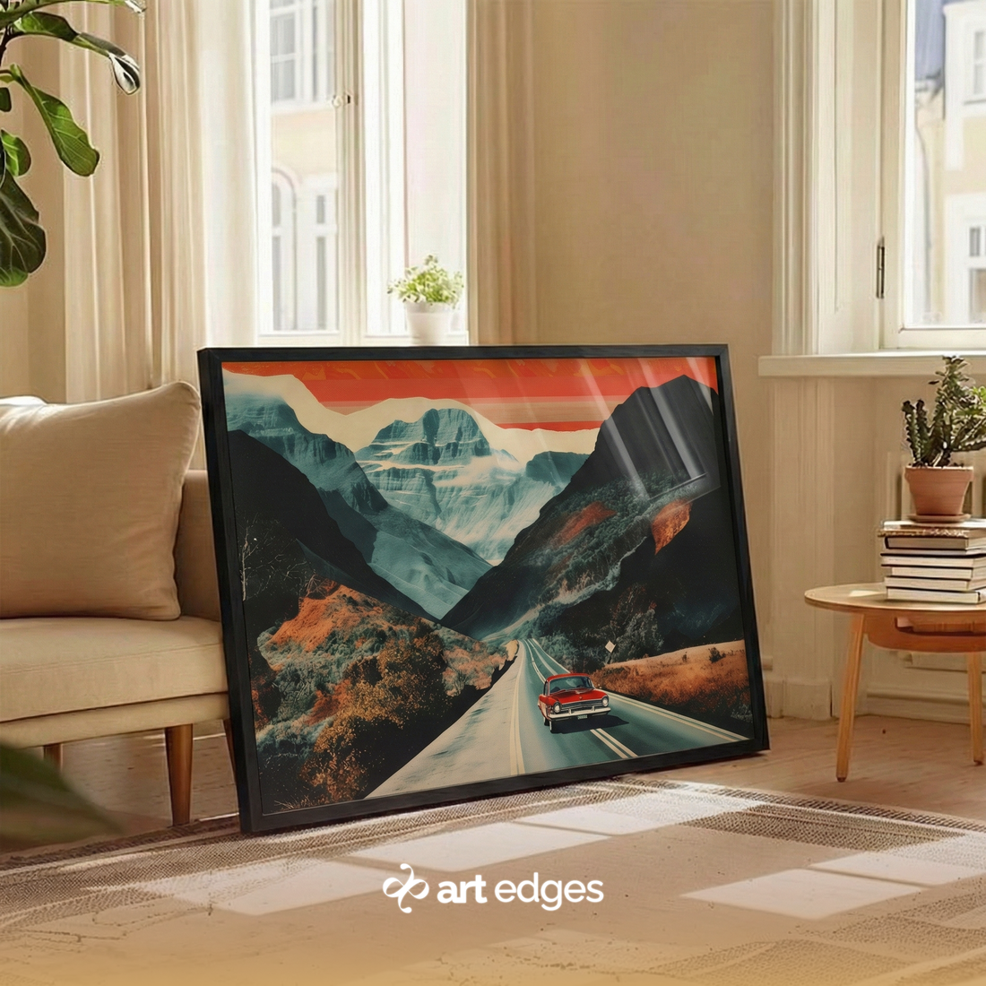 The Open Road — Premium Framed Wall Art by Art Edges