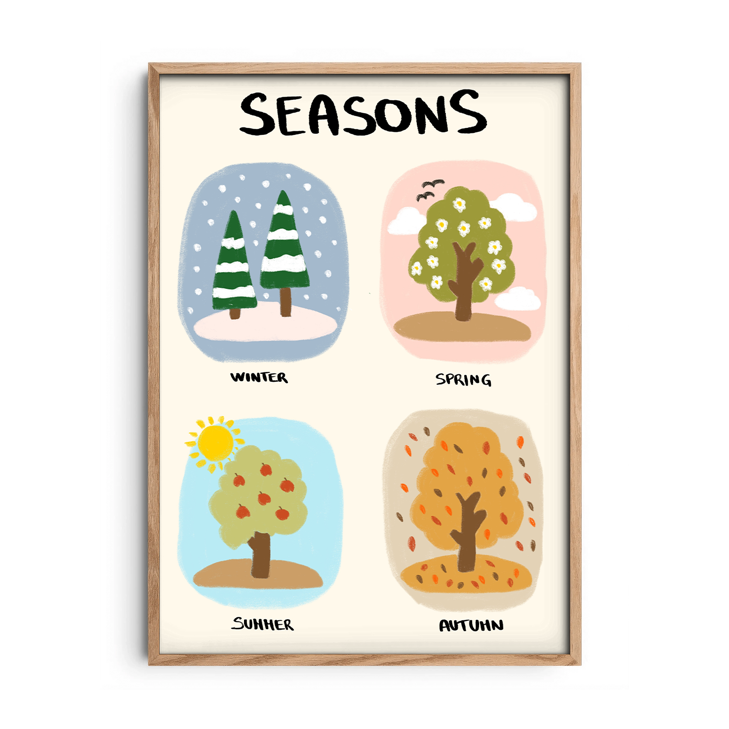 Four Seasons Educational — Premium Framed Wall Art by Art Edges