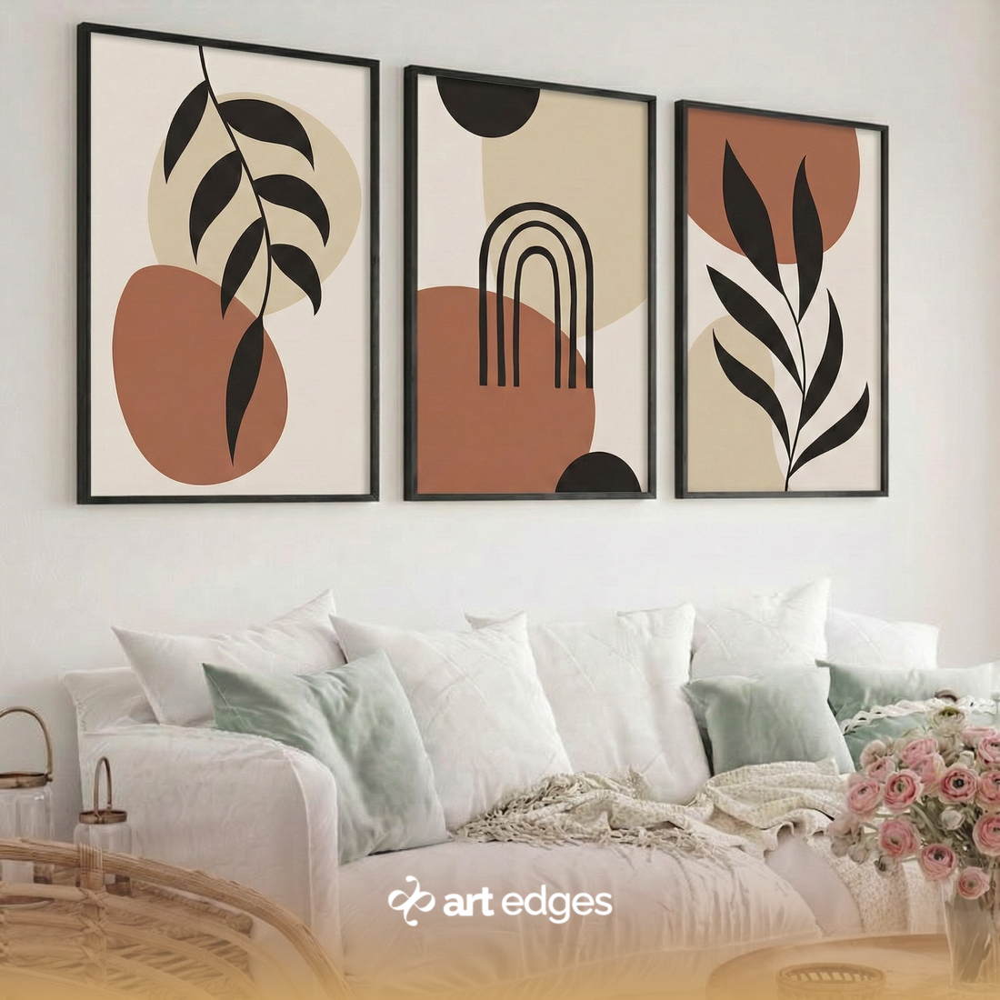 Terracotta & Earth Tones — Premium Framed Wall Art by Art Edges