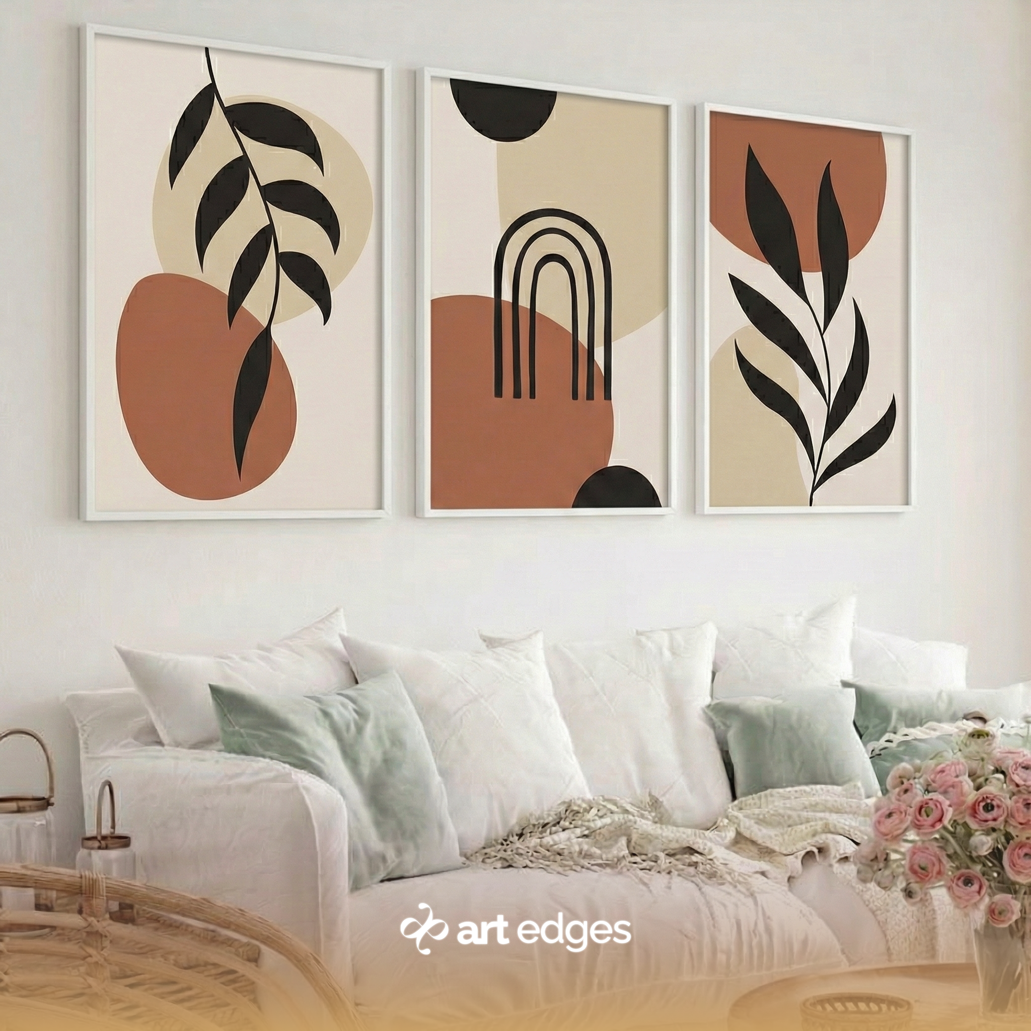 Terracotta & Earth Tones — Premium Framed Wall Art by Art Edges