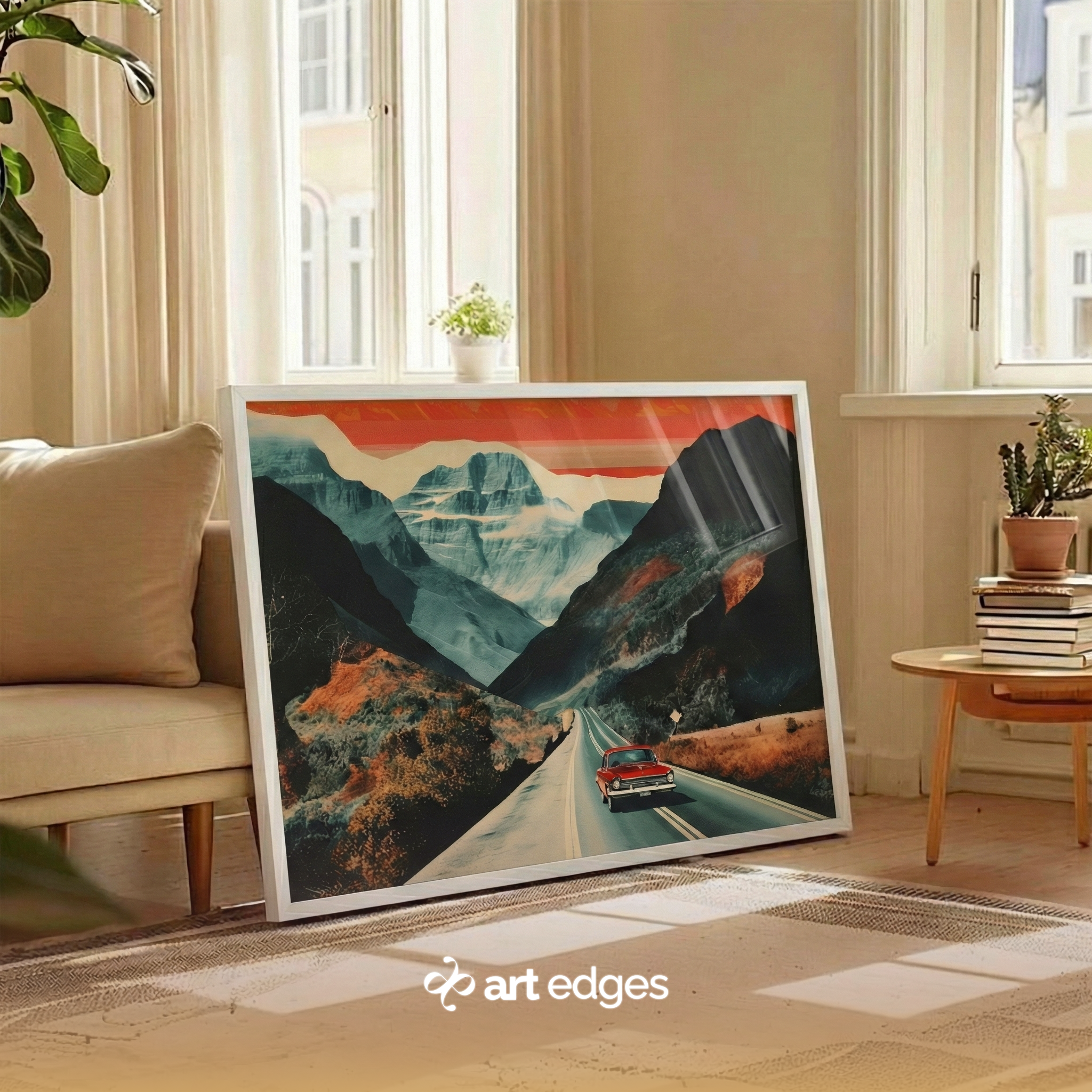 The Open Road — Premium Framed Wall Art by Art Edges