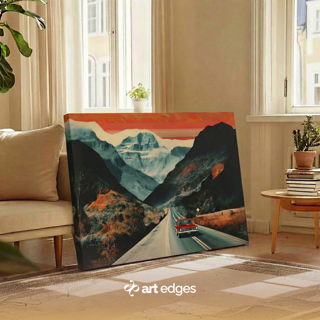 The Open Road — Premium Framed Wall Art by Art Edges
