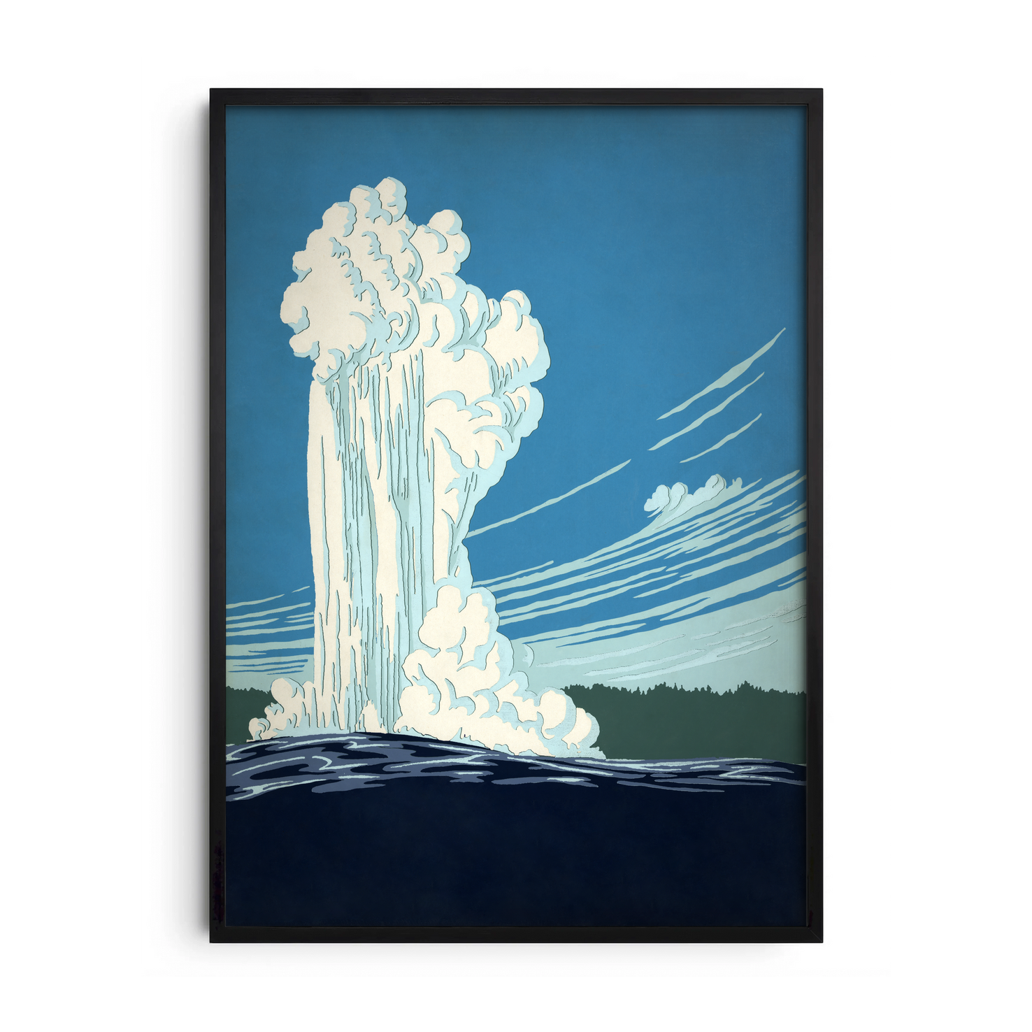 Ethereal White Figure — Premium Framed Wall Art by Art Edges