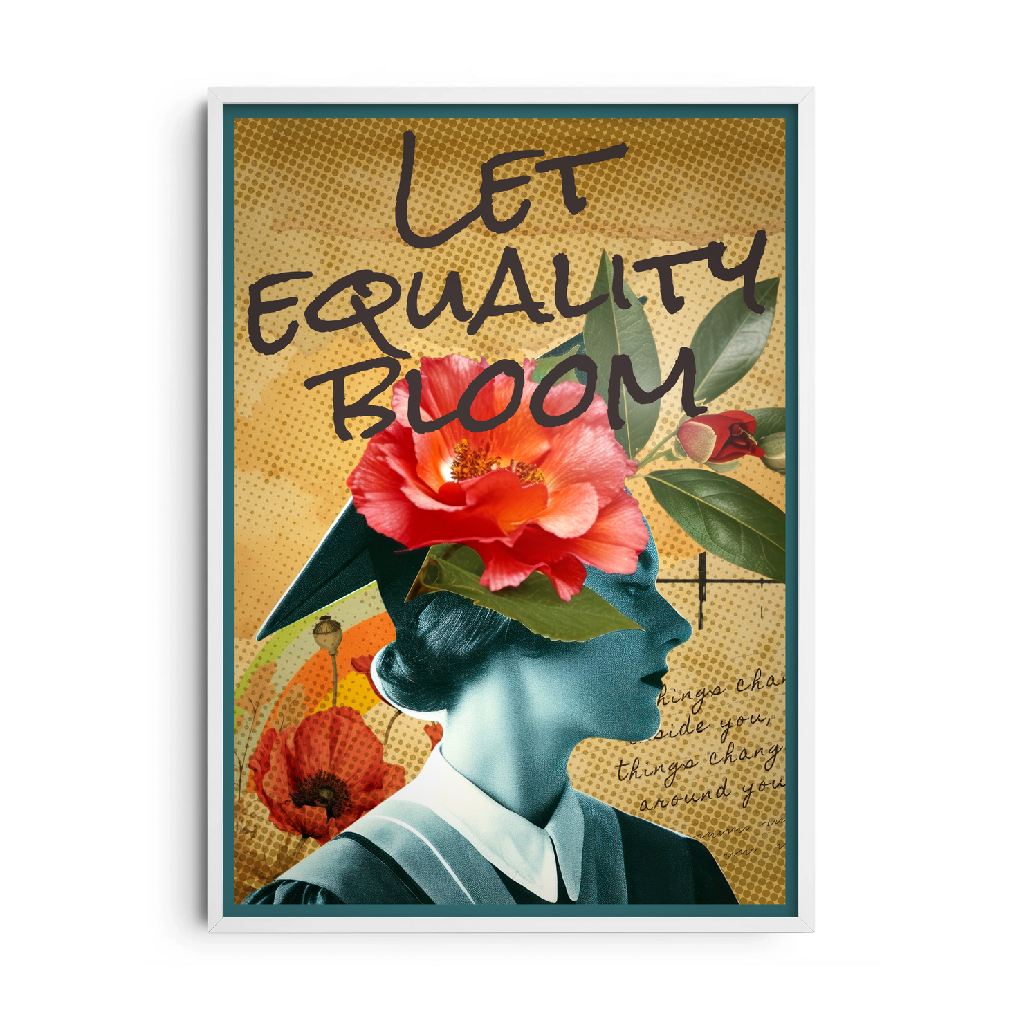 Let Equality Bloom — Premium Framed Wall Art by Art Edges