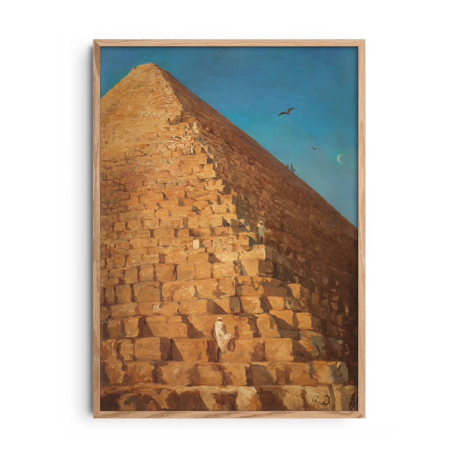 The Great Pyramid — Premium Framed Wall Art by Art Edges