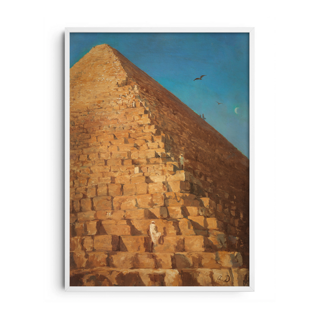 The Great Pyramid — Premium Framed Wall Art by Art Edges
