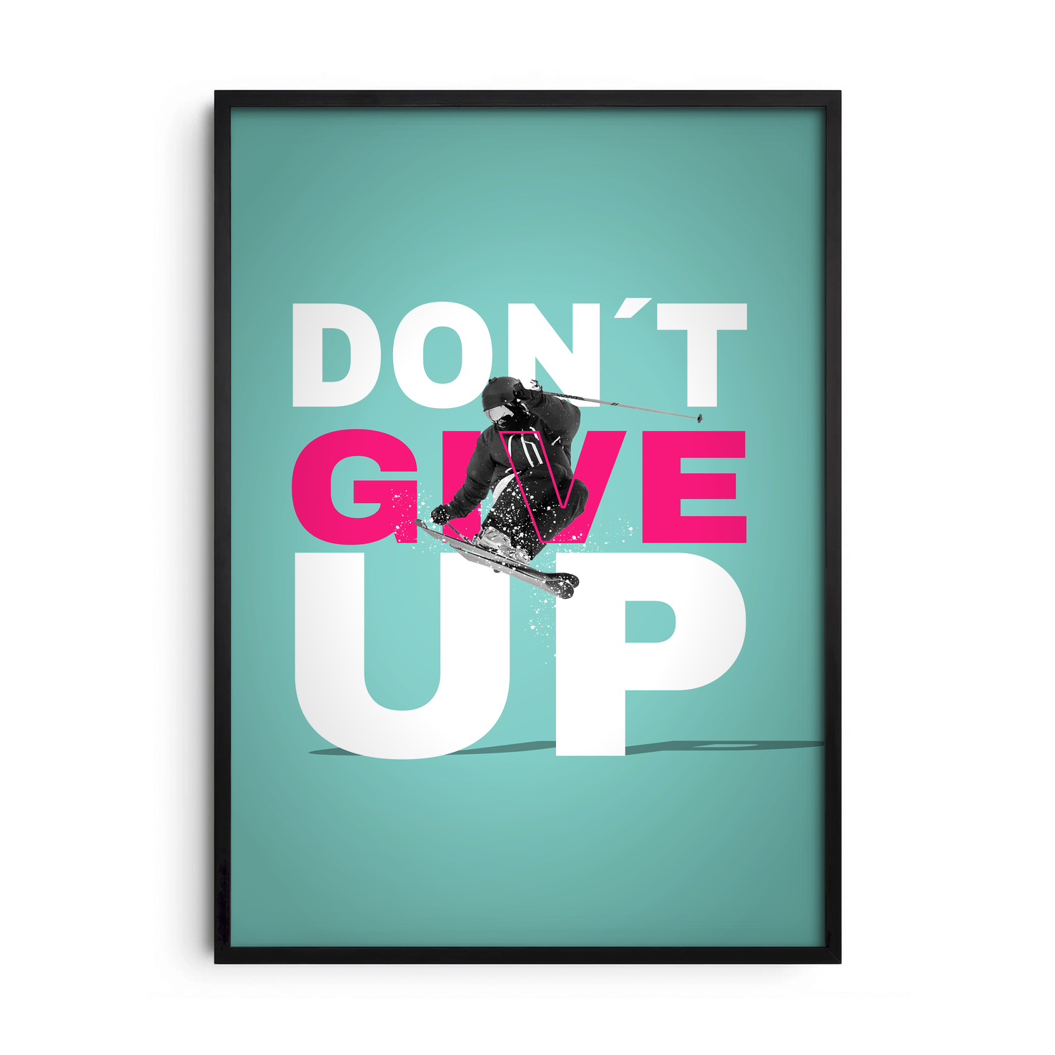 Don't Give Up — Premium Framed Wall Art by Art Edges