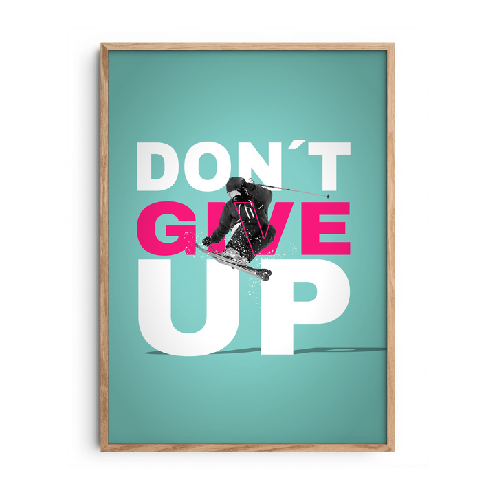 Don't Give Up — Premium Framed Wall Art by Art Edges