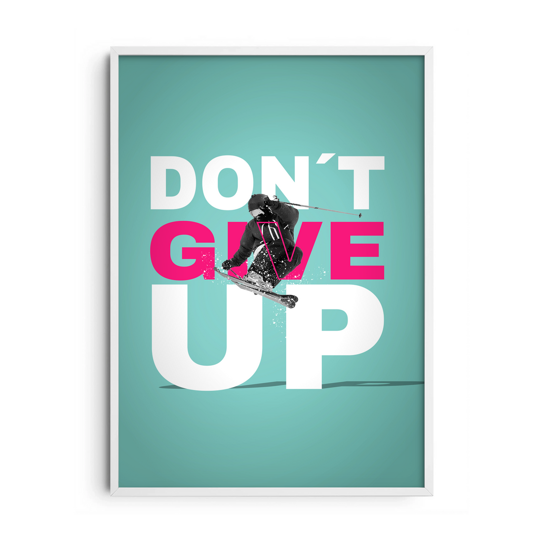 Don't Give Up — Premium Framed Wall Art by Art Edges