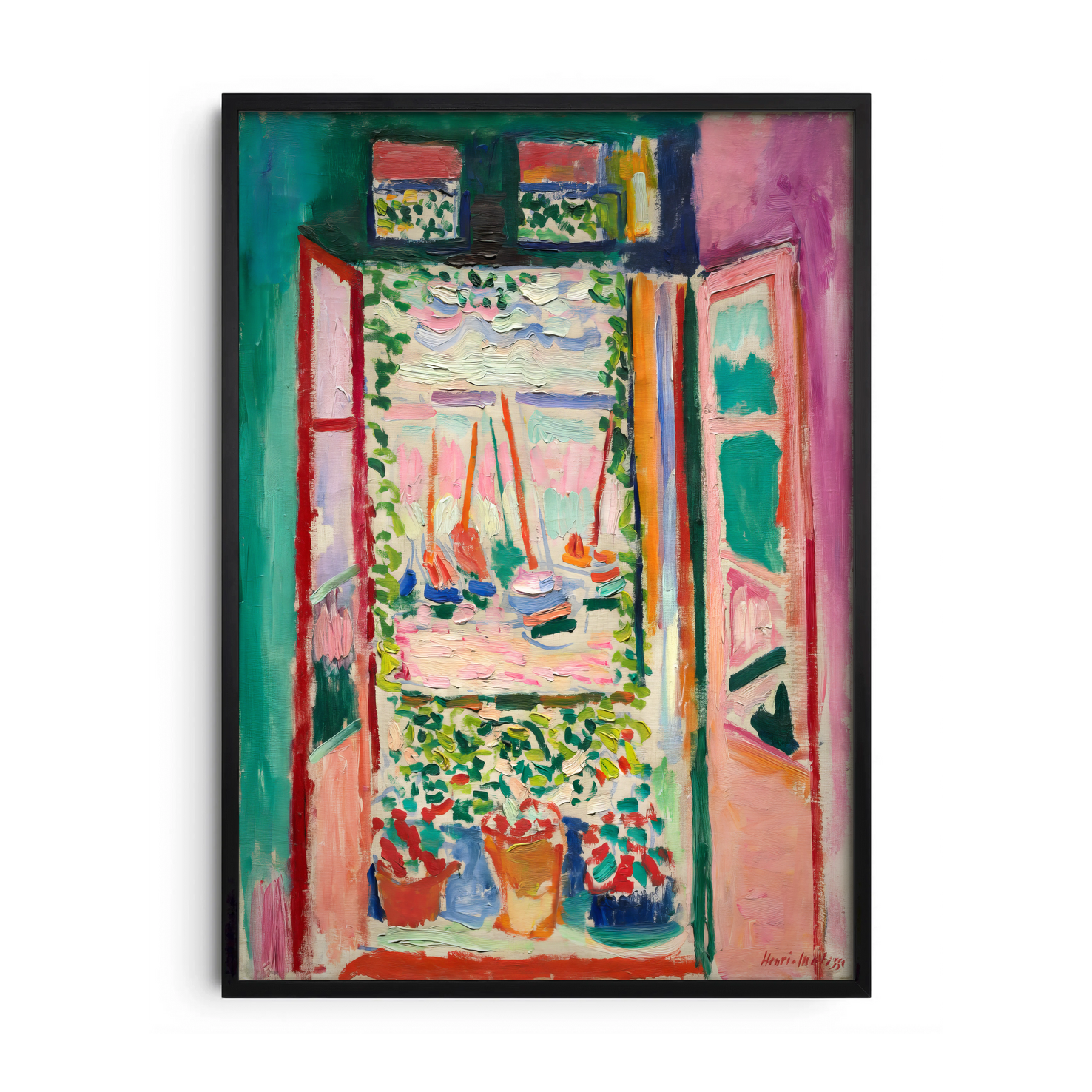 Window to a Pink Dream — Premium Framed Wall Art by Art Edges