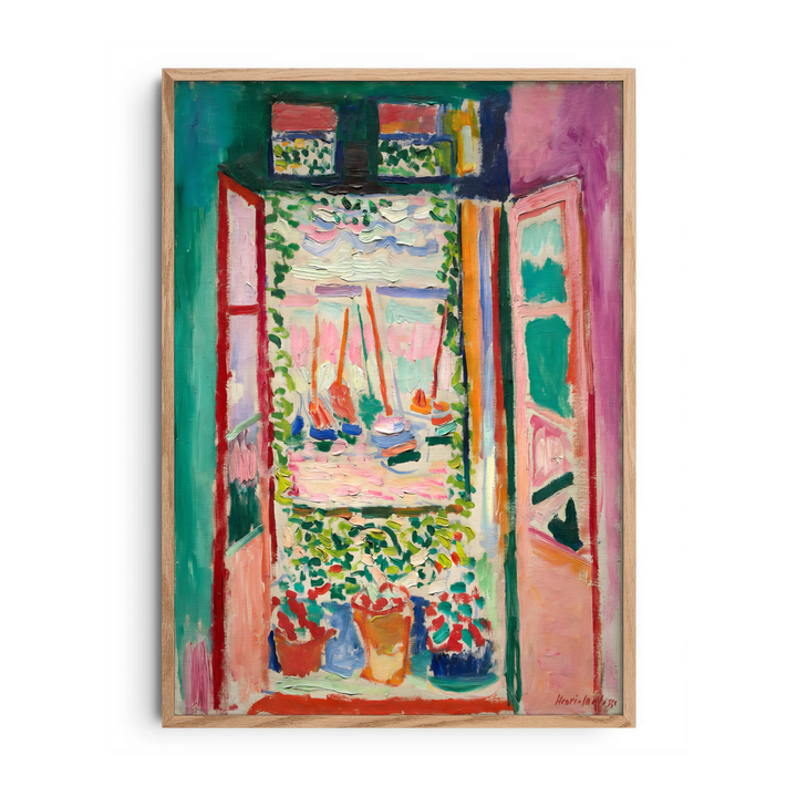 Window to a Pink Dream — Premium Framed Wall Art by Art Edges