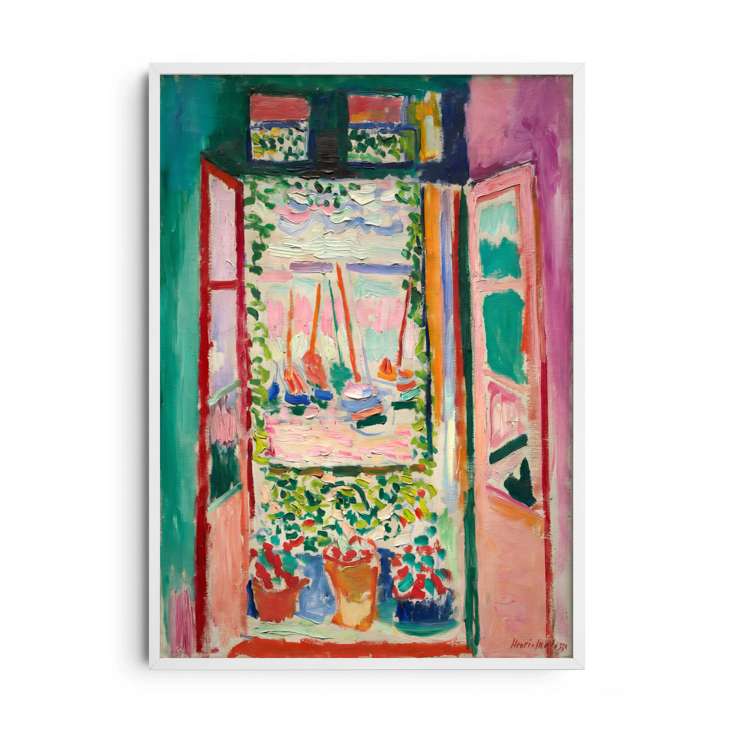 Window to a Pink Dream — Premium Framed Wall Art by Art Edges