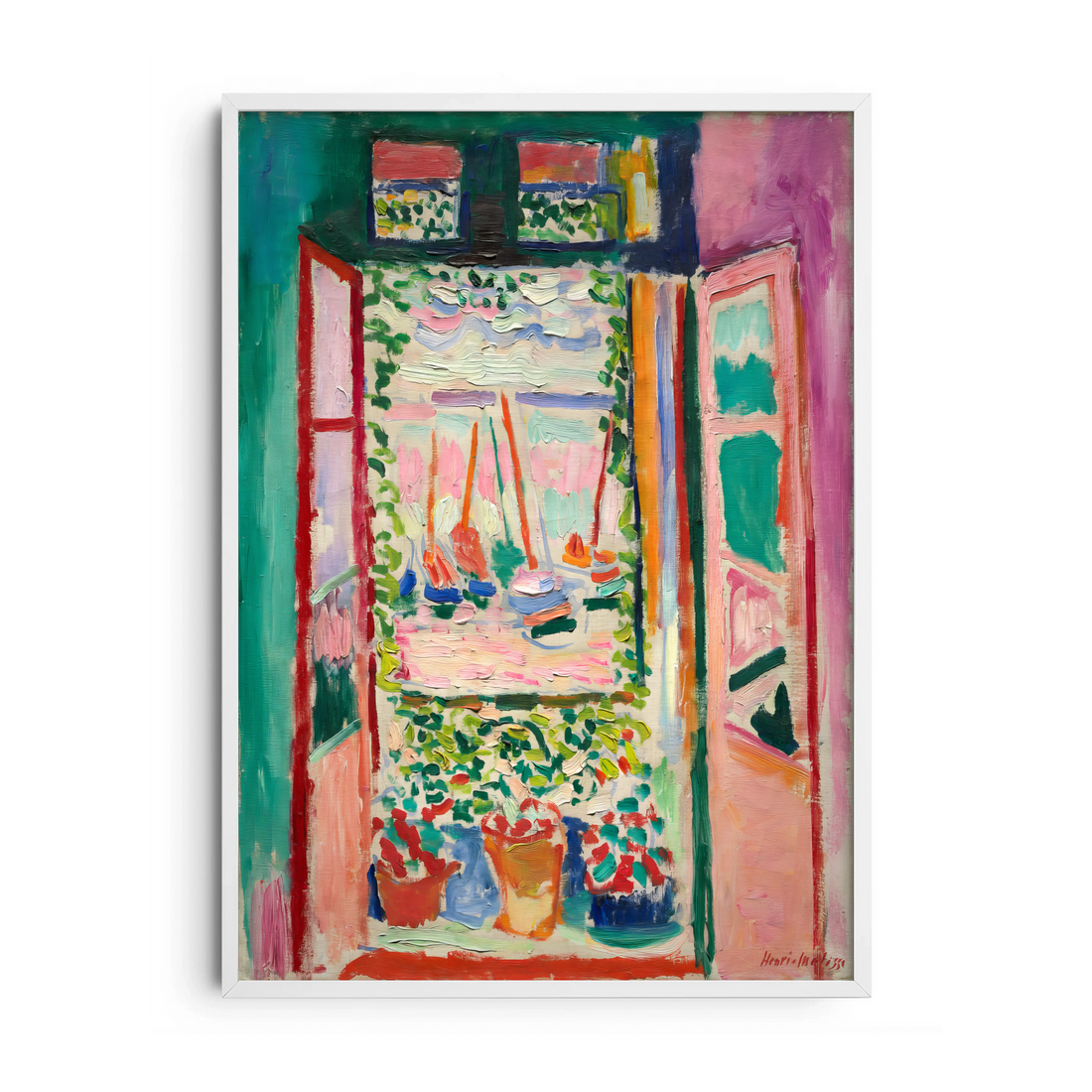 Window to a Pink Dream — Premium Framed Wall Art by Art Edges