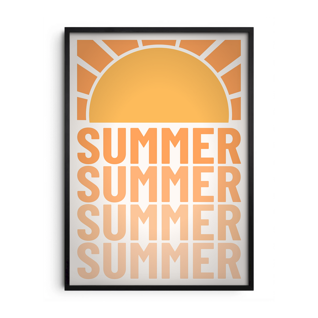 Summer Sunshine — Premium Framed Wall Art by Art Edges