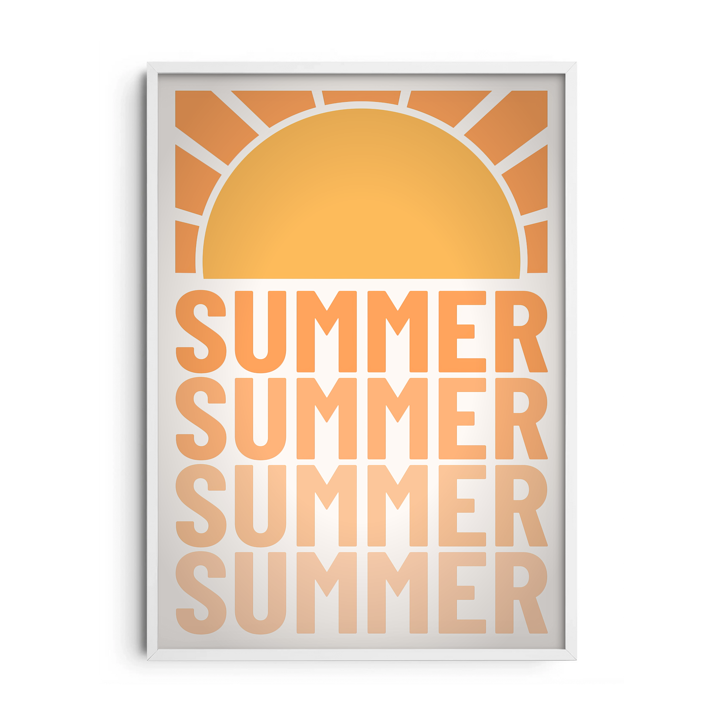Summer Sunshine — Premium Framed Wall Art by Art Edges
