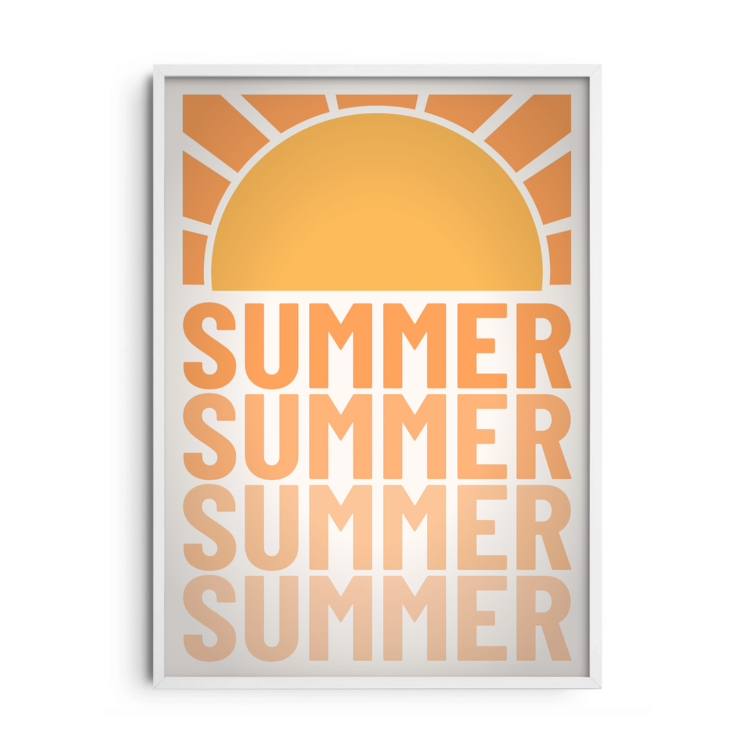 Summer Sunshine — Premium Framed Wall Art by Art Edges