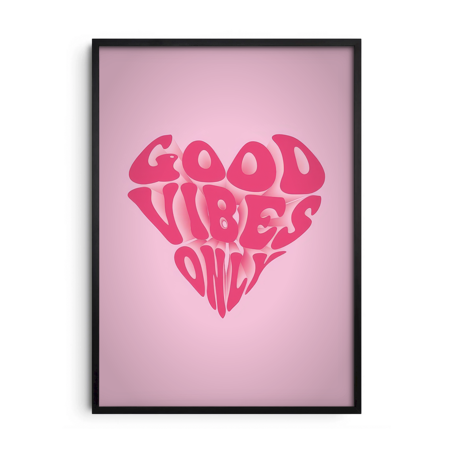 Good Vibes Only — Premium Framed Wall Art by Art Edges