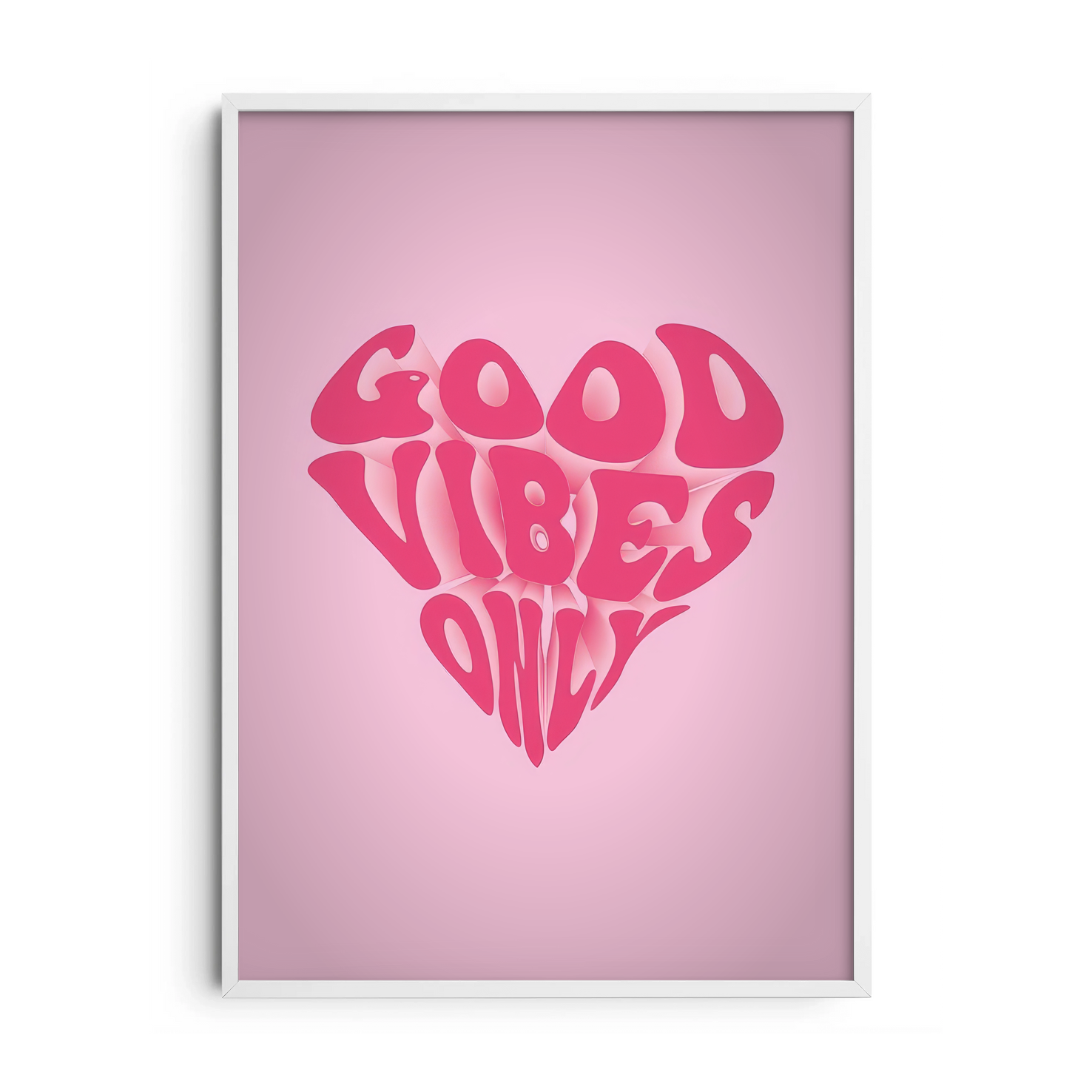 Good Vibes Only — Premium Framed Wall Art by Art Edges