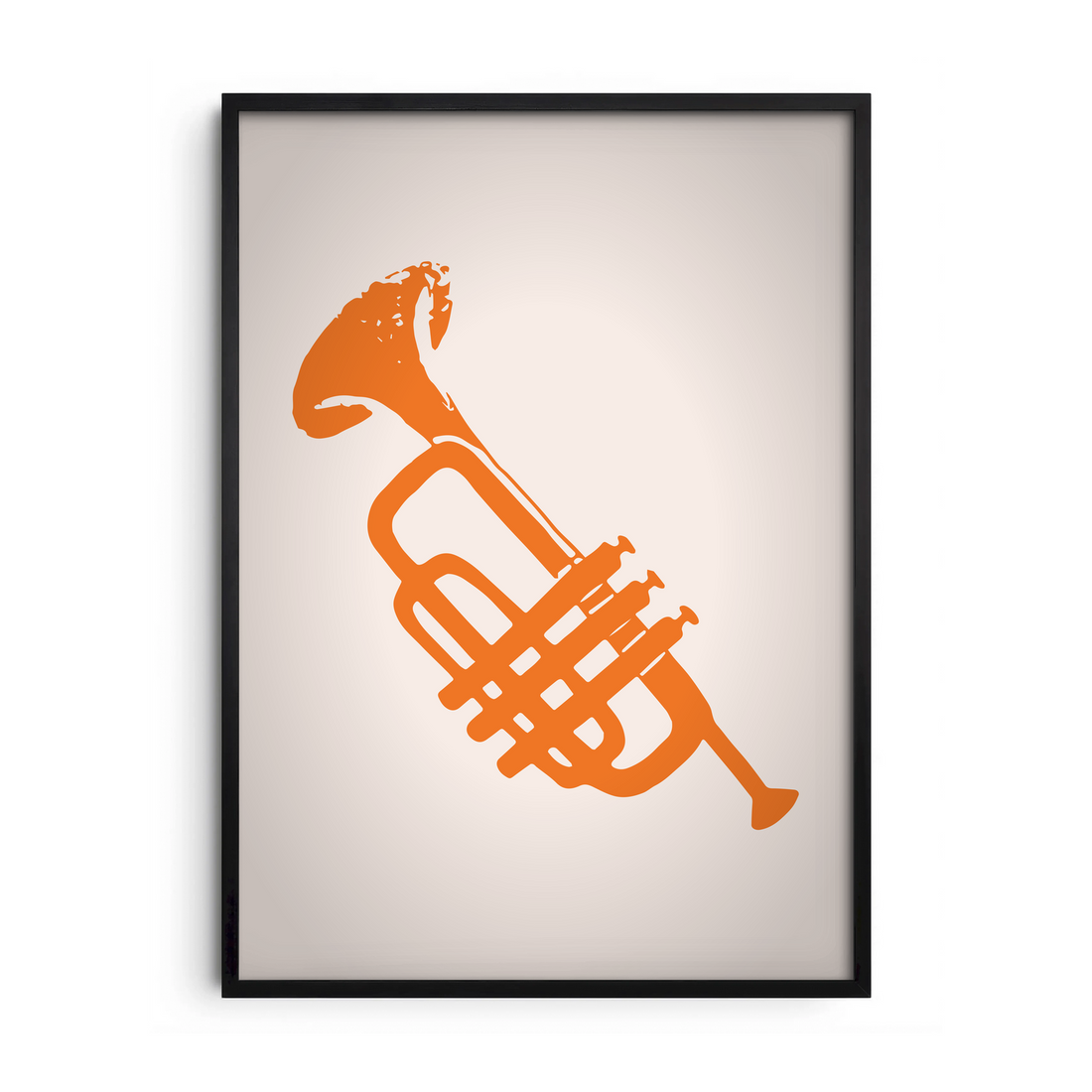Jazz Trumpet — Premium Framed Wall Art by Art Edges