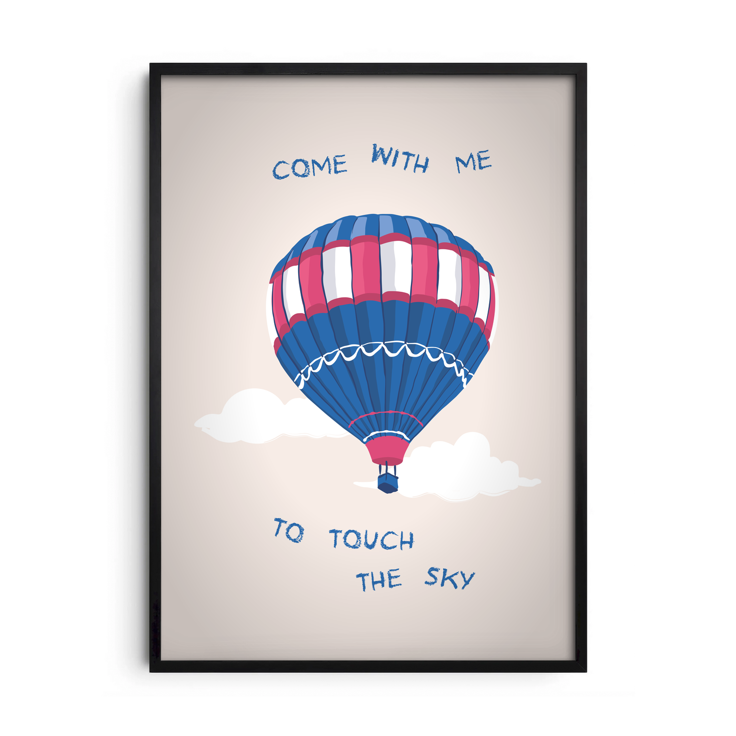 Come With Me to Touch the Sky — Premium Framed Wall Art by Art Edges