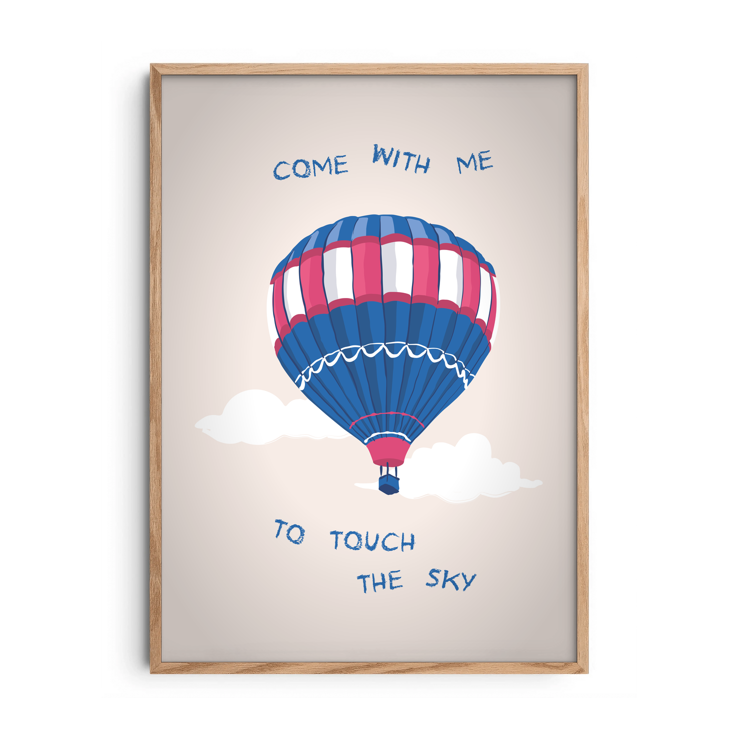 Come With Me to Touch the Sky — Premium Framed Wall Art by Art Edges