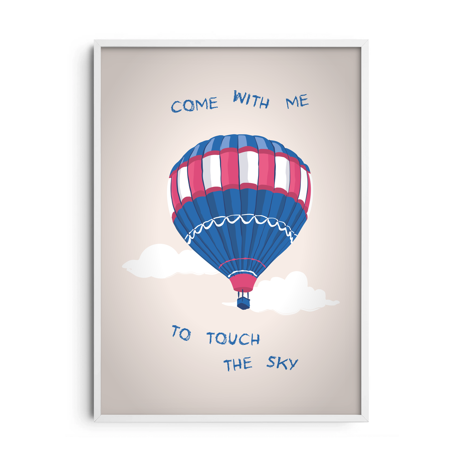 Come With Me to Touch the Sky — Premium Framed Wall Art by Art Edges
