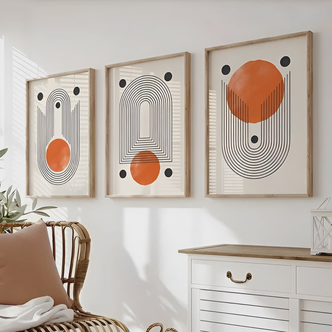 Century Modern Boho Wall Art