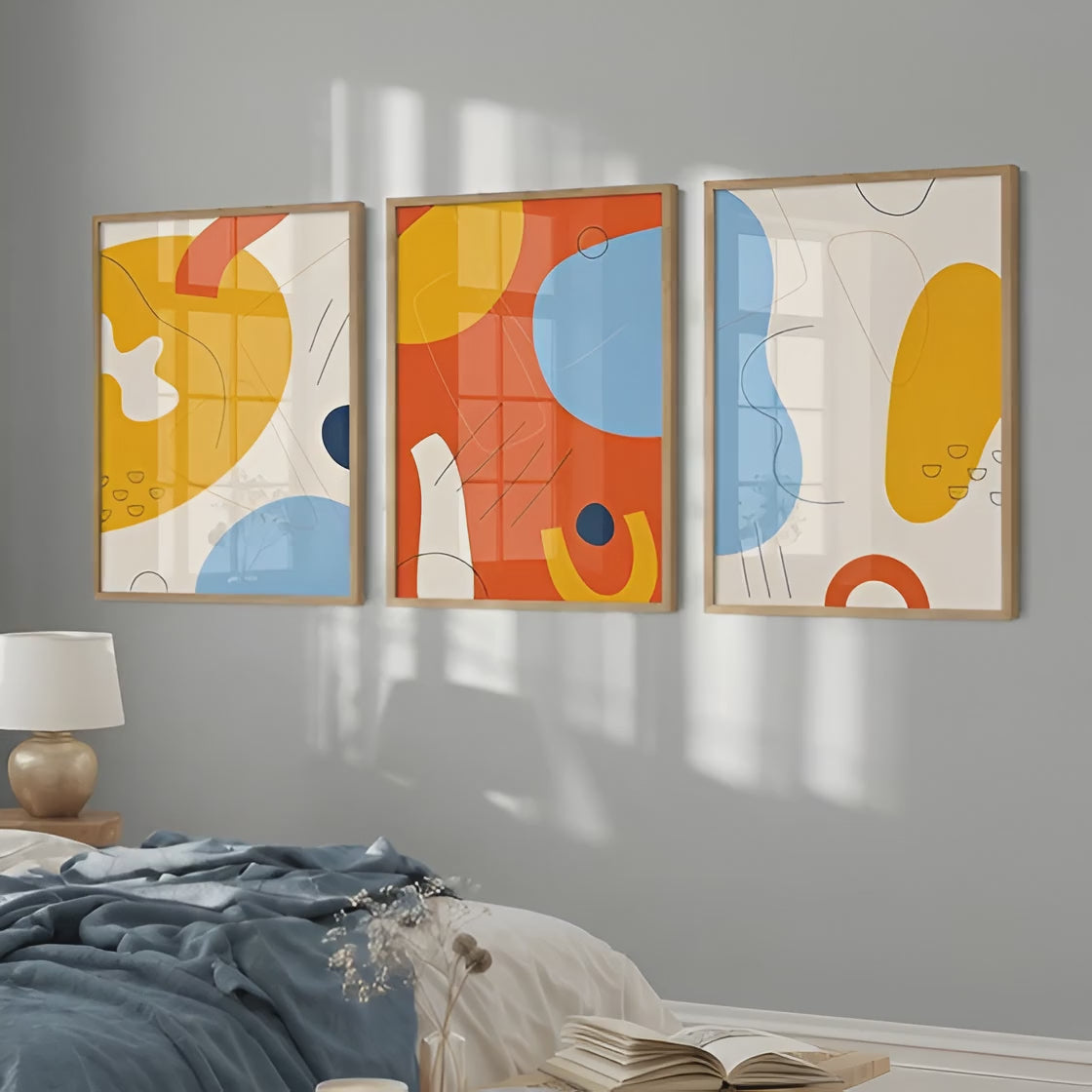 Modern Primary Colors & Fluid Forms