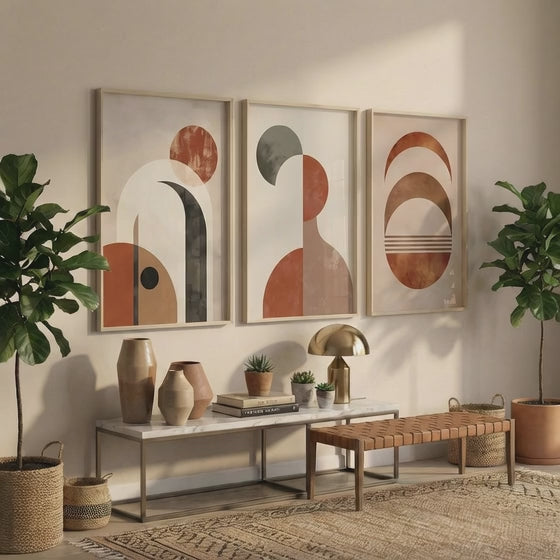 Geometric Earth Tones
