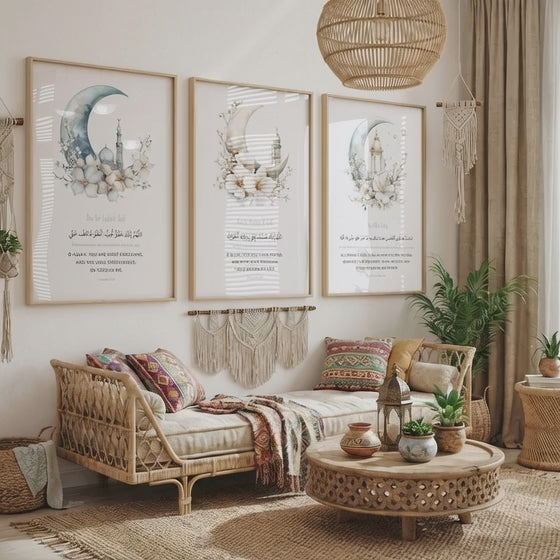 Ramadan Duas & Floral Moons